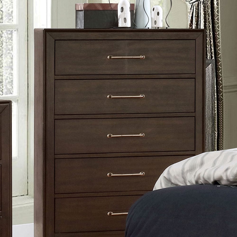 Furniture of America - Jamie Chest in Walnut - FOA7917C View 1
