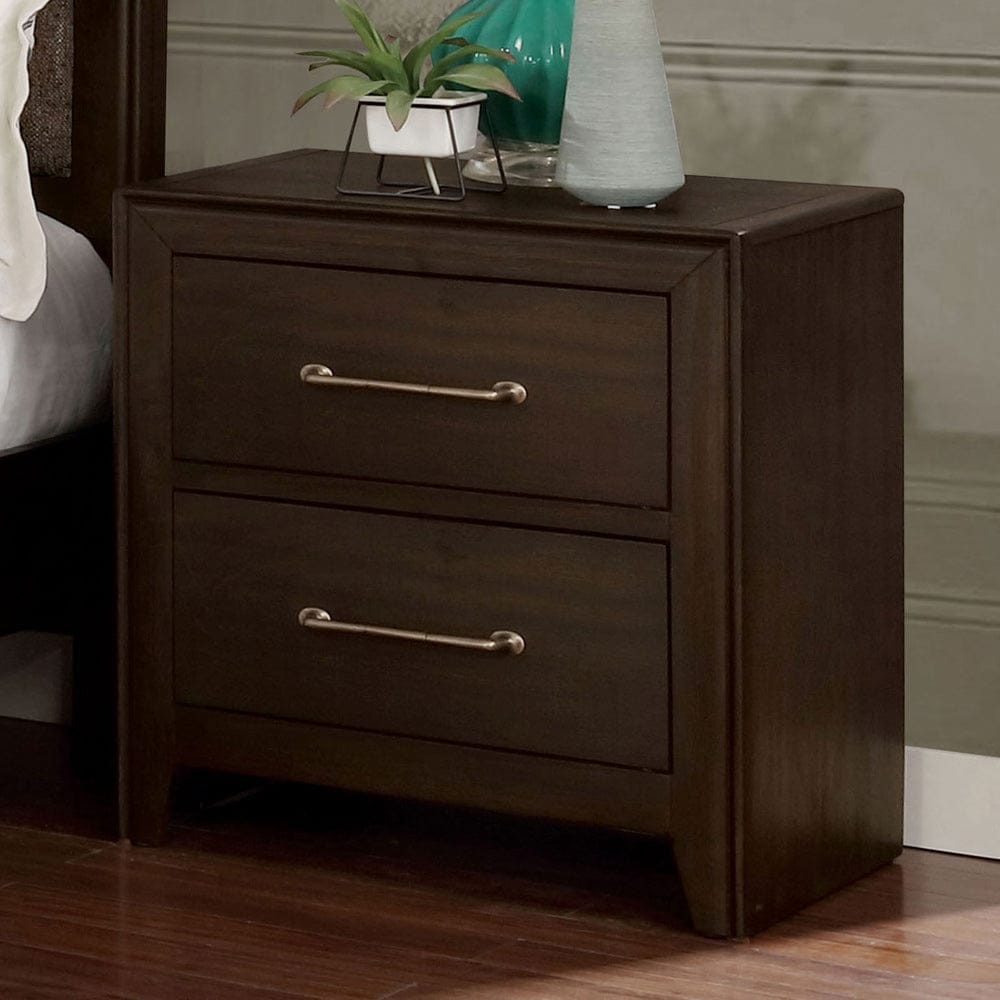 Furniture of America - Jamie Nightstand in Walnut - FOA7917N View 1