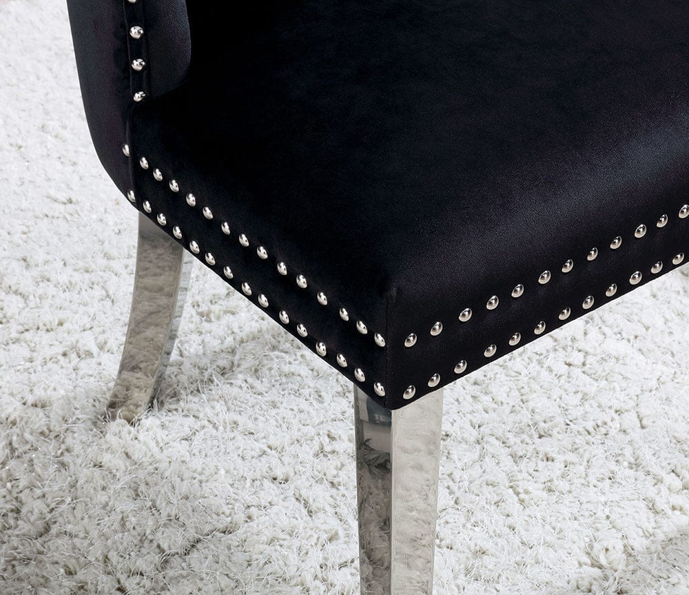 Furniture of America - Jewett Chair in Black - CM-AC261BK-2PK View 3
