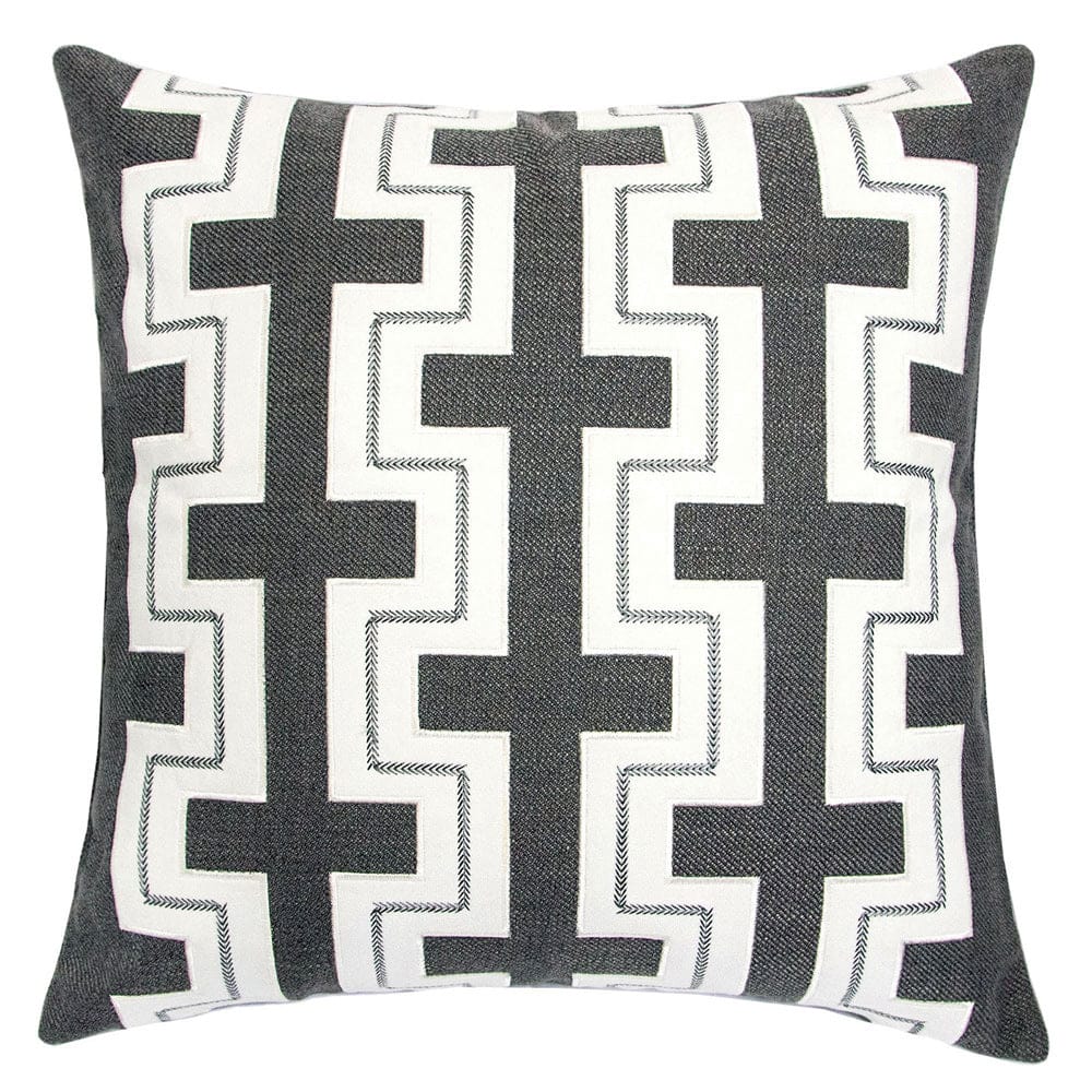 Furniture of America - Kari 20" X 20" Pillow Set of 2 in Dark Gray - PL8051-2PK View 1