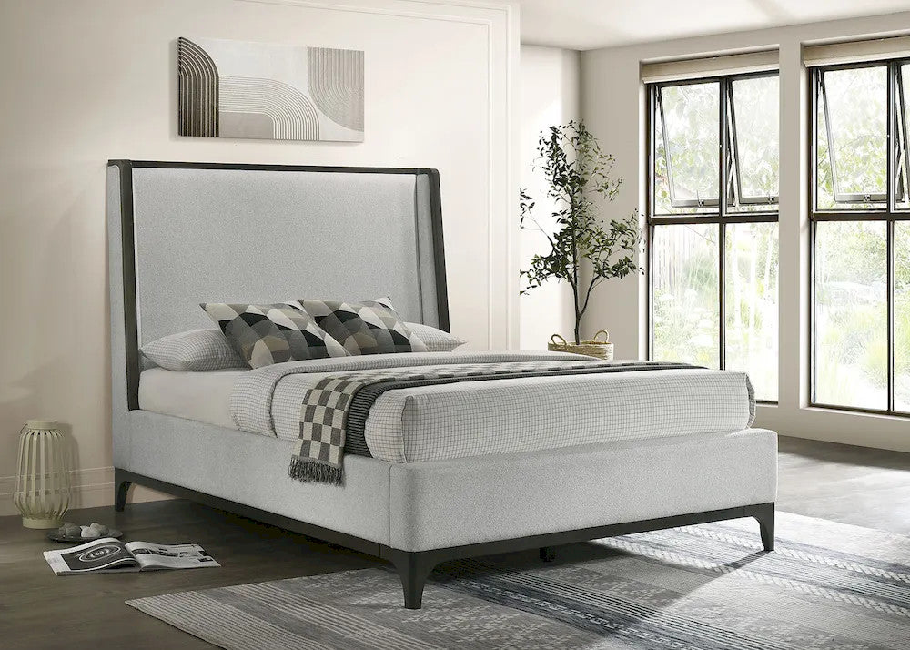 Furniture of America - Kelso - E.King Bed, Dark Gray - FM72008DG-EK-BED view 1