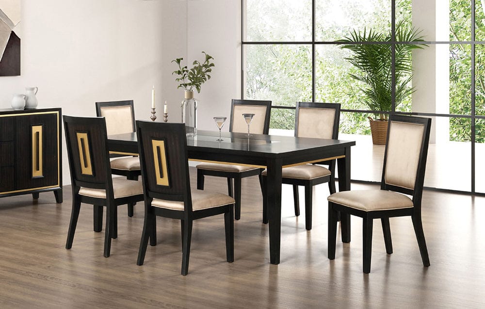 Furniture of America - Kenyada 7 Pc. Dining Table Set in Espresso - FM3401ES-T-7PC View 1