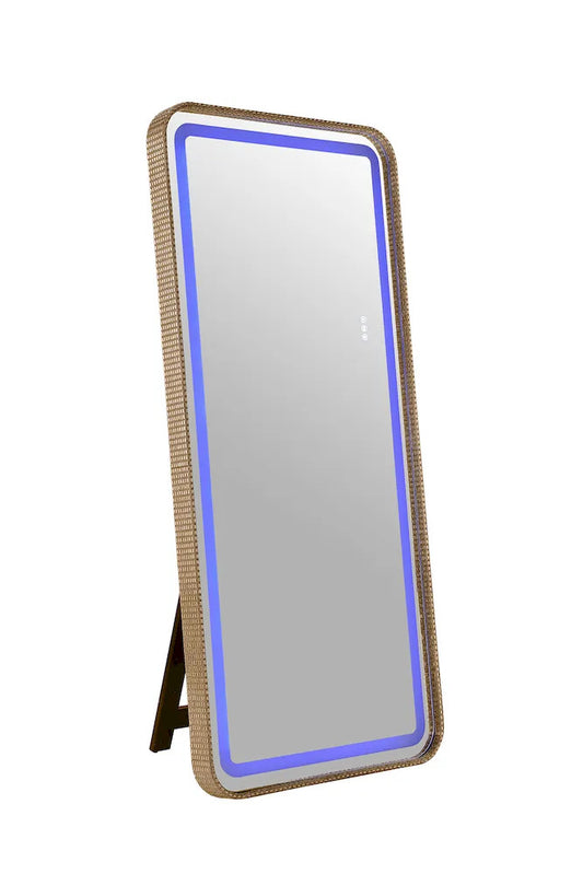 Furniture of America - Kiley - Floor Mirror - Gold - FM-AC8025GD-M view 2