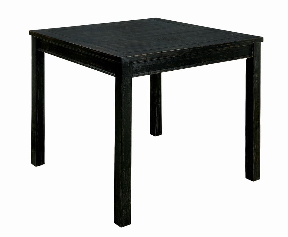 Furniture of America - Kristie 5 Pc. Counter Ht. Table Set in Antique Black - CM3314PT-5PK View 4