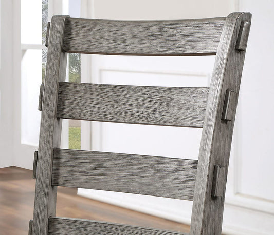 Furniture of America - Laquila Side Chair Set of 2 in Gray - CM3542GY-SC-2PK View 2