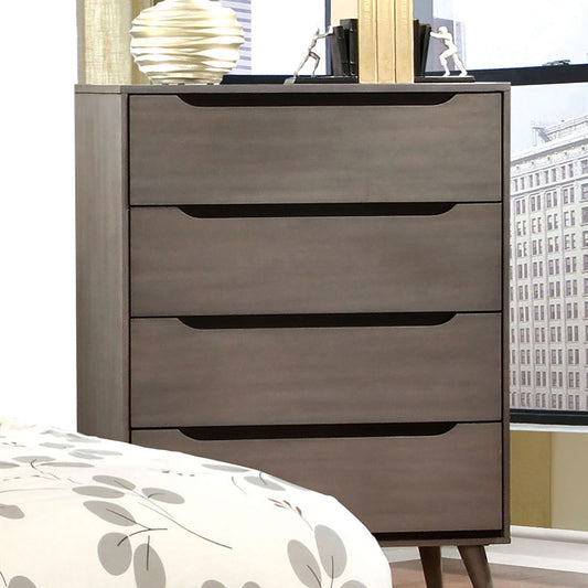 Furniture of America - Lennart Chest in Gray - CM7386GY-C View 2