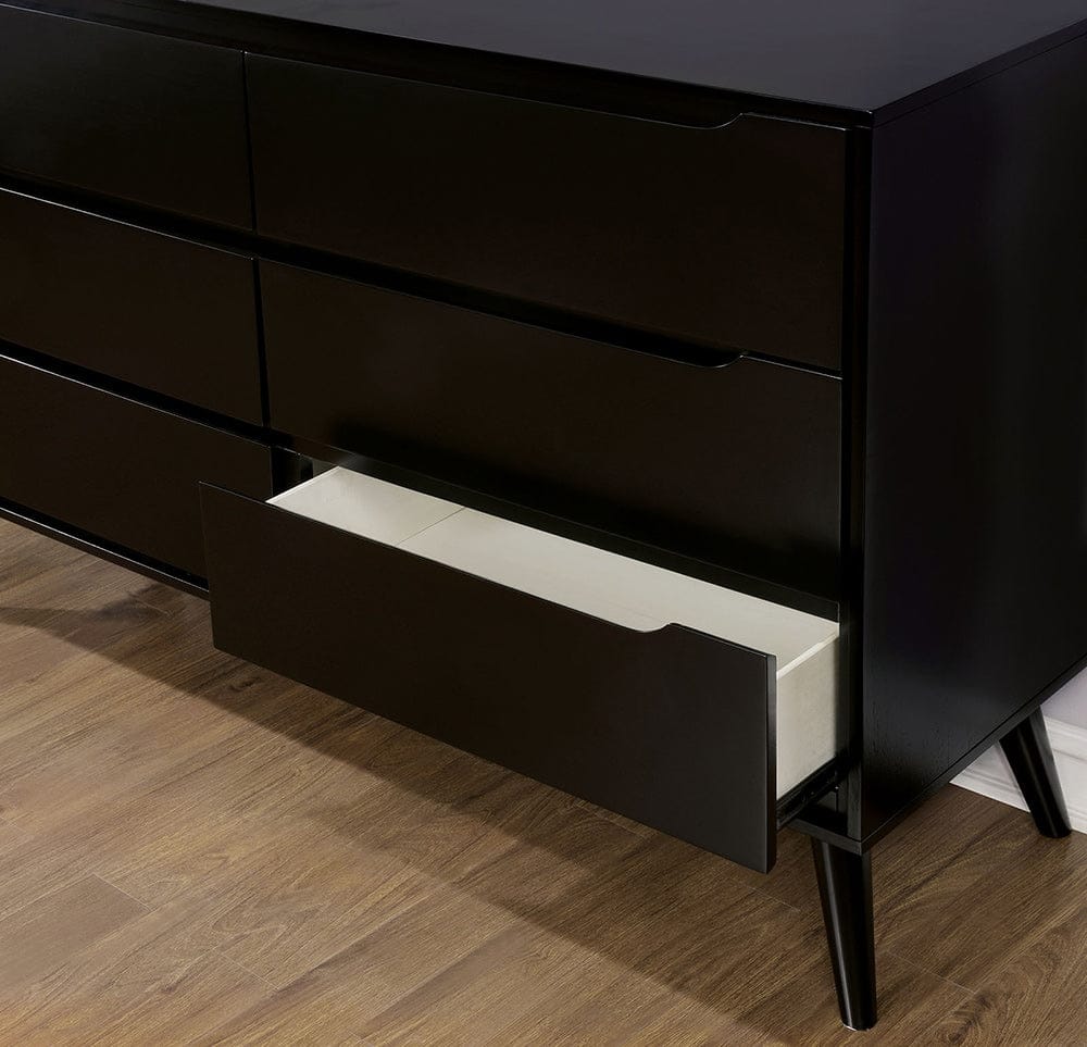 Furniture of America - Lennart Ii Dresser in Black - CM7386BK-D View 2