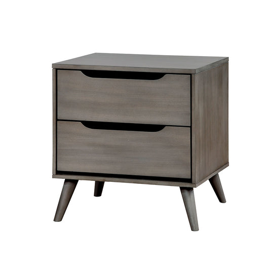 Furniture of America - Lennart Nightstand in Gray - CM7386GY-N View 2