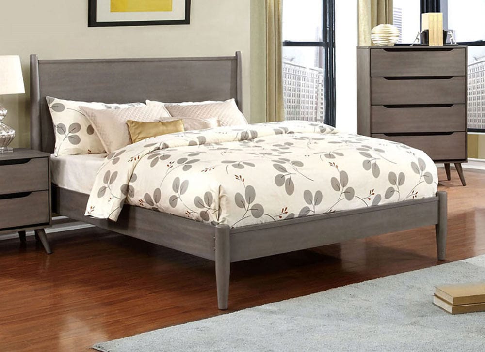 Furniture of America - Lennart Queen Bed in Gray - CM7386GY-Q-BED View 1