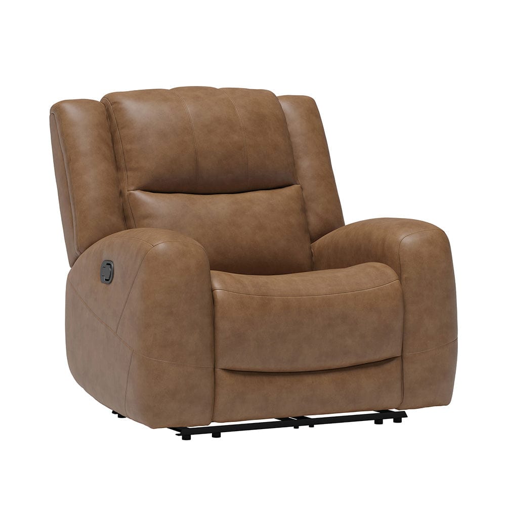 Furniture of America - Leolinus Recliner in Brown - CM9989BR-CH-M View 2