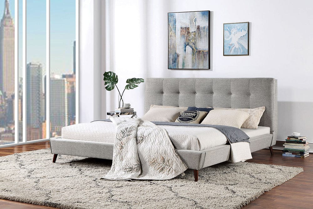 Furniture of America - Leomin Full Bed in Gray - CM7241GY-F-BED View 1
