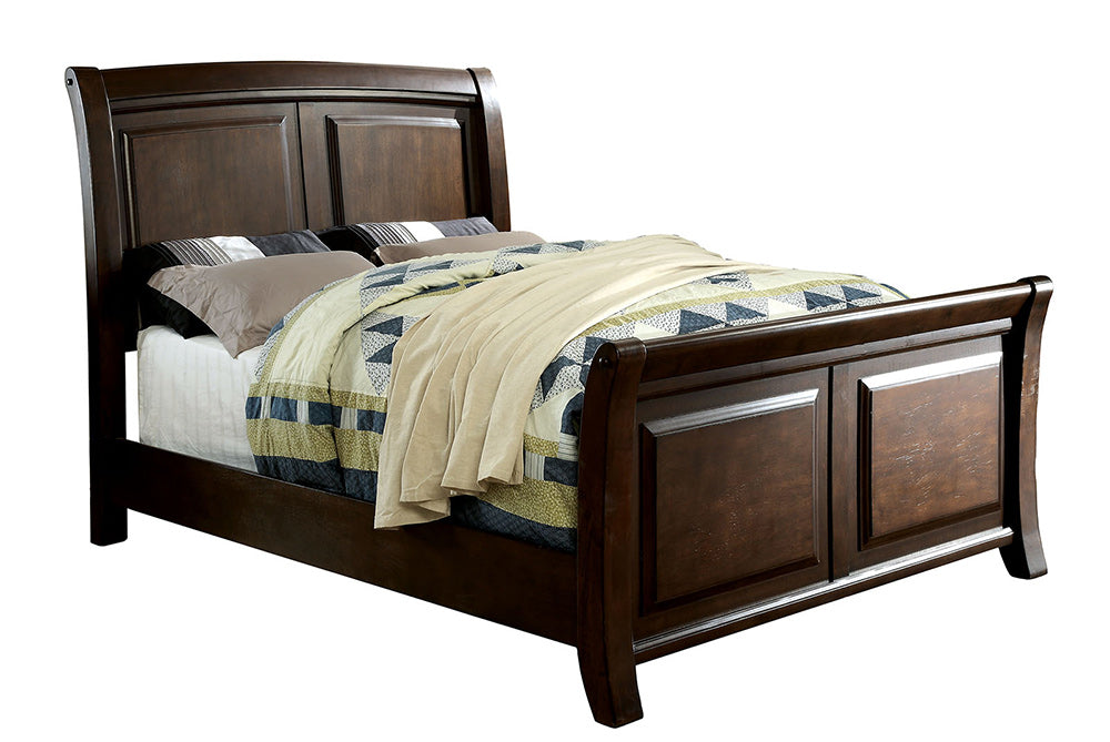 Furniture of America - Litchville Cal.King Bed in Brown Cherry - CM7383CK-BED View 2