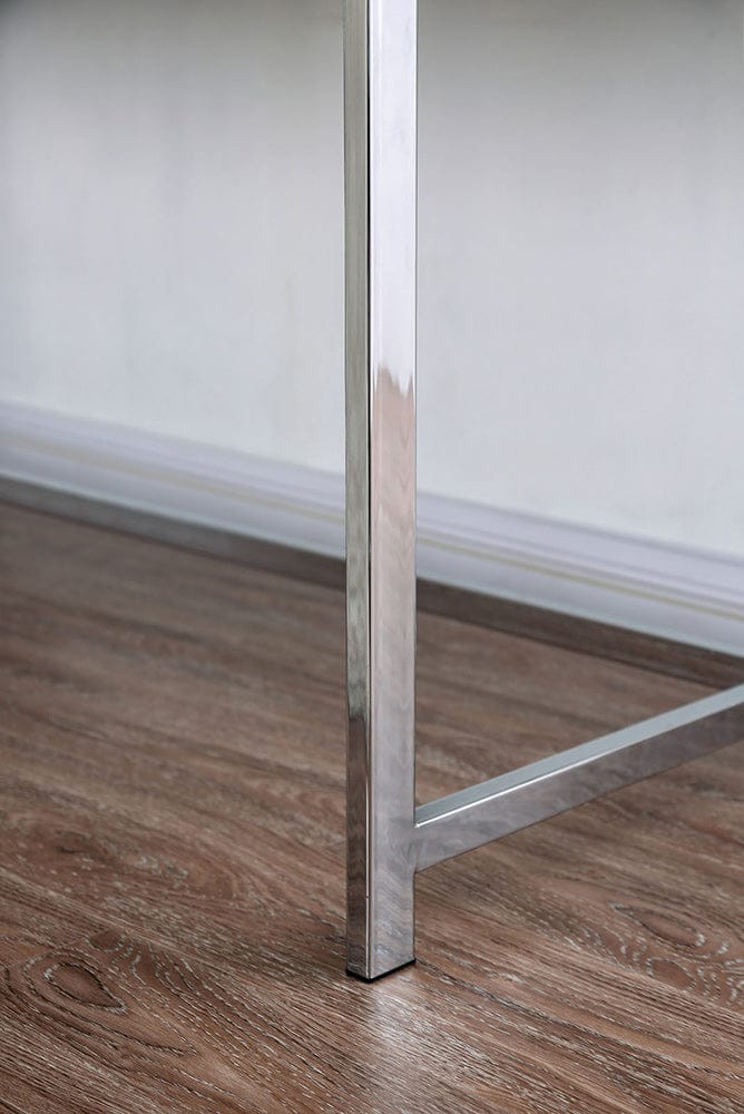 Furniture of America - Loke Computer Desk in White/Chrome - CM-DK5204 View 5