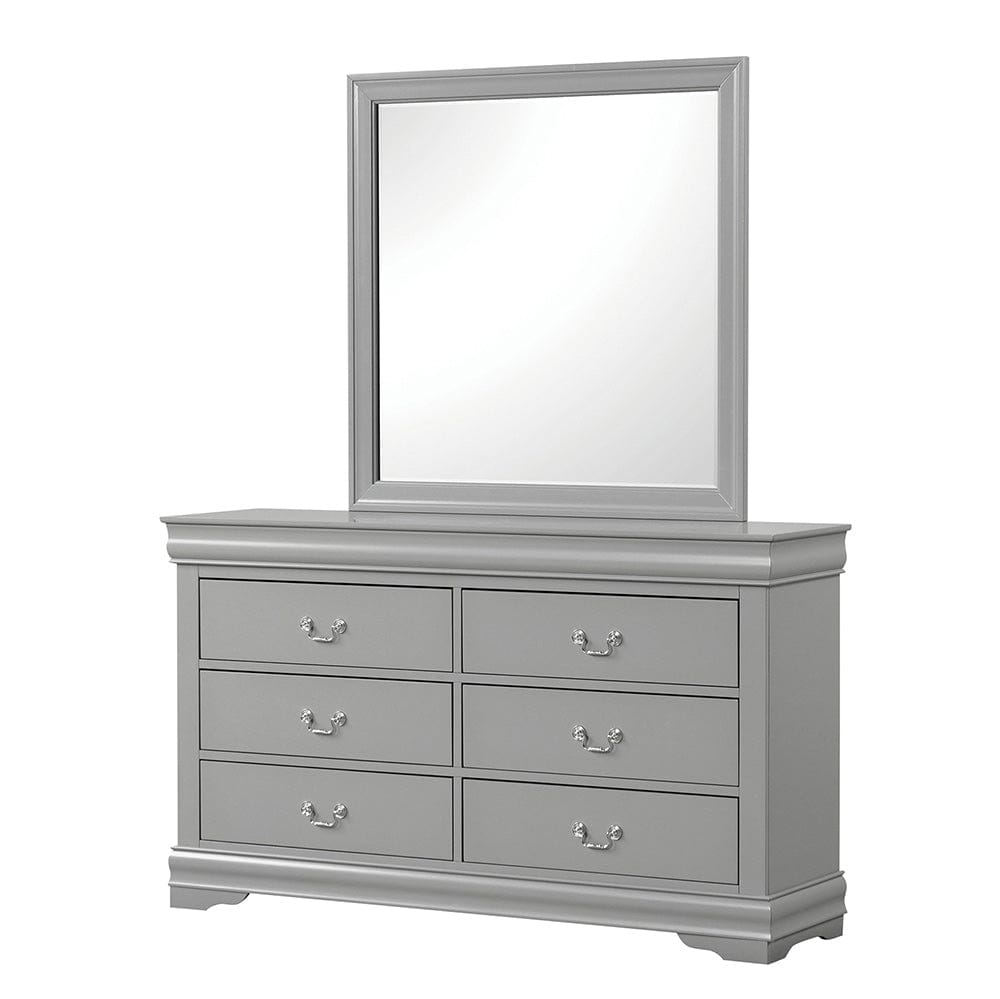 Furniture of America - Louis Philippe Dresser in Gray - FM7866GY-D View 2