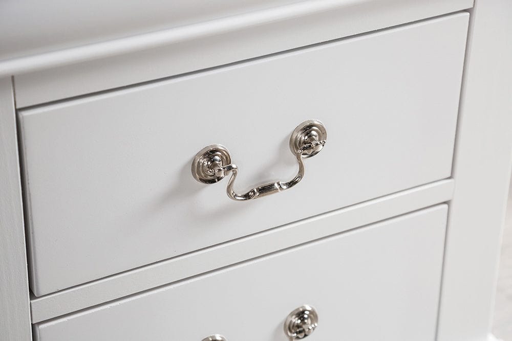 Furniture of America - Louis Philippe Nightstand in White - FM7866WH-N View 3