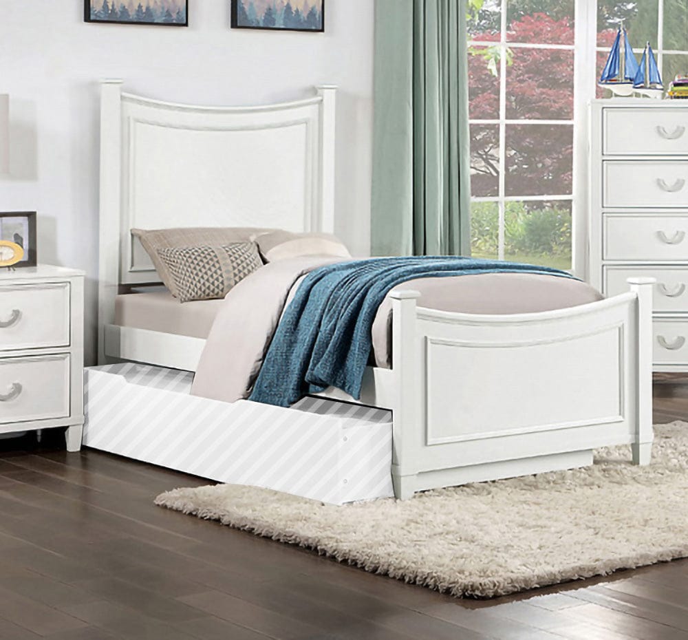 Furniture of America - Lycoris Full Bed in White - CM7477WH-F-BED View 1