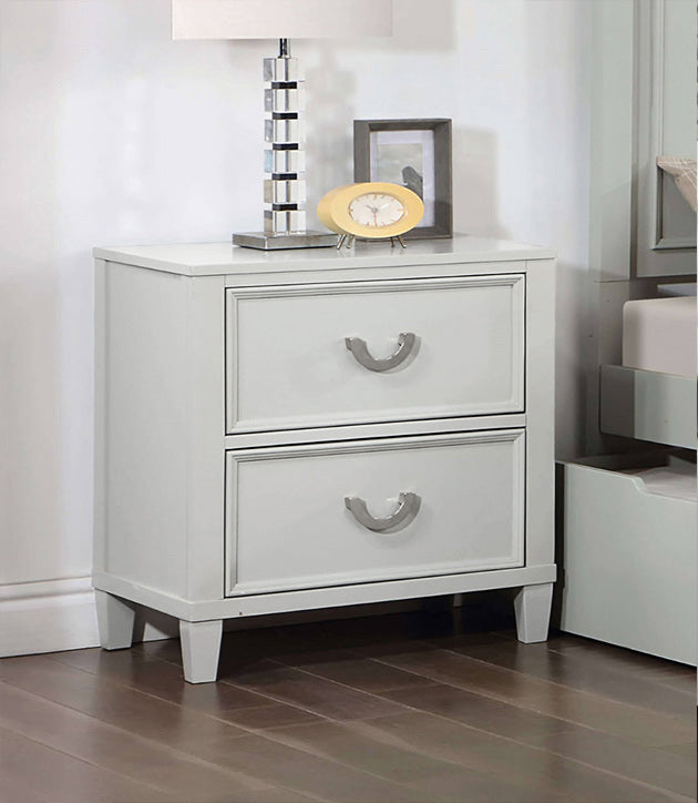 Furniture of America - Lycoris Nightstand in White - CM7477WH-N View 1