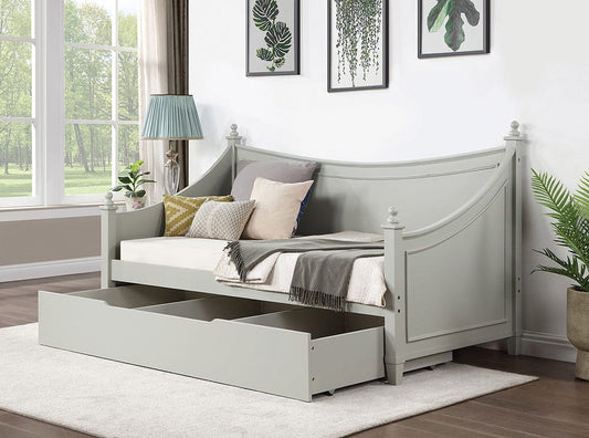 Furniture of America - Lycoris Twin Daybed w/ Trundle in Light Gray - CM1477GY-BED+TR View 2