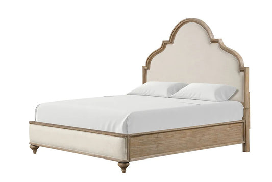 Furniture of America - Lyris - E.King Bed, Rustic Oak - FM7417AK-EK-BED view 2