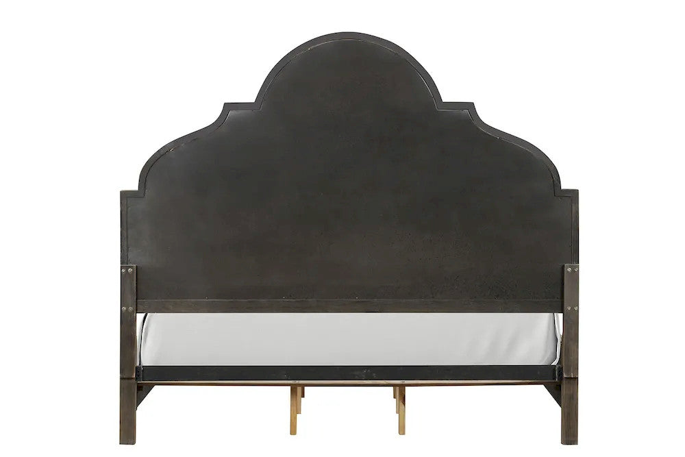 Furniture of America - Lyris - E.King Bed, Rustic Oak - FM7417AK-EK-BED view 5