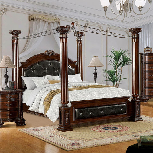 Furniture of America - Mandalay 5 Pc. Queen Bedroom Set w/ Chest in Brown Cherry - CM7271Q-5PC-CHEST View 2