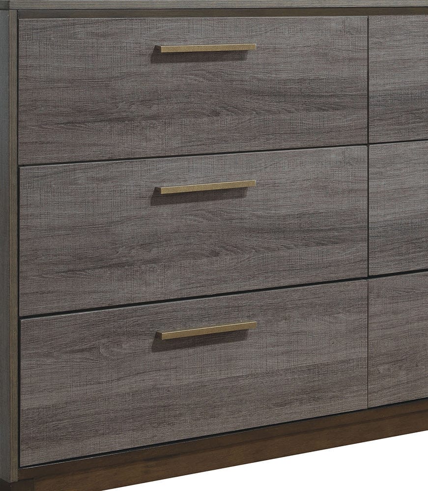 Furniture of America - Manvel Dresser in Two-Tone Antique Gray - CM7867D View 2