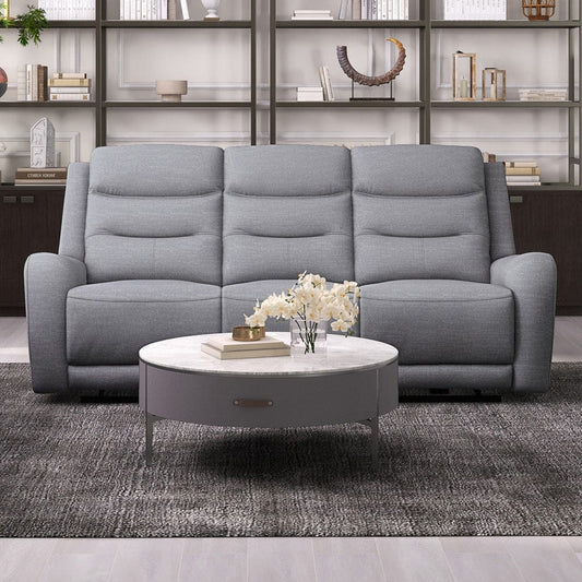 Furniture of America - Matthias Sofa + Loveseat in Gray - CM9987GY-M-2PC View 2