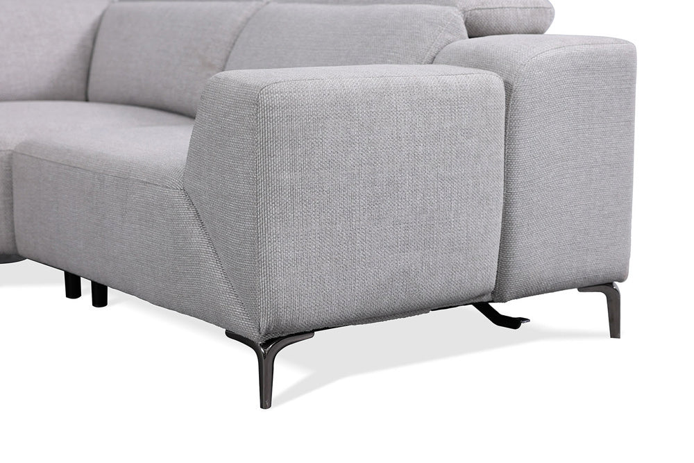 Furniture of America - Melancton Power Sectional in Light Gray - CM9933LG-SECT-PM View 8