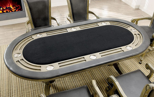 Furniture of America - Melina Game Table in Gray - CM-GM367GY-T-TABLE View 2
