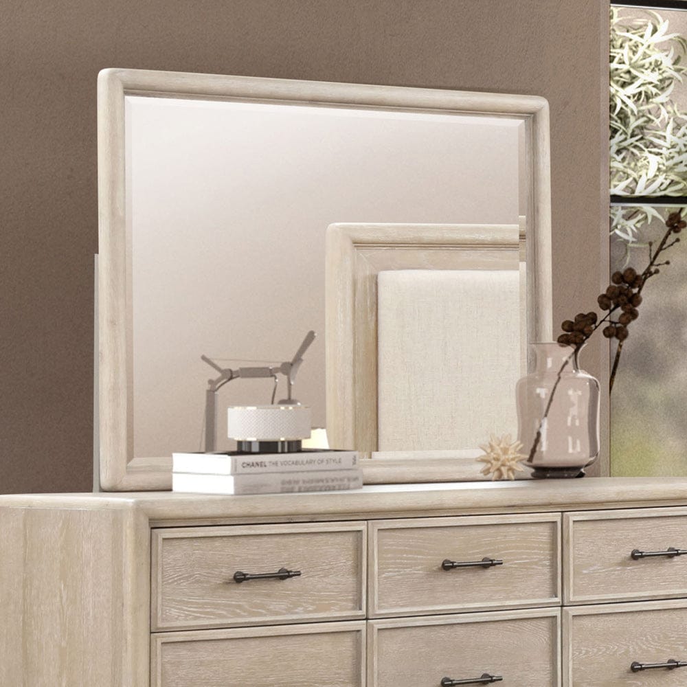 Furniture of America - Midhurst Mirror in Oak - FM7600AK-M View 1