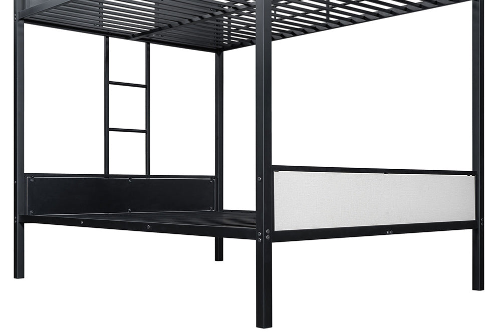Furniture of America - Molton Full/Full Metal Bunk Bed (K/D) in Black - FM-BK902BK-FF View 7