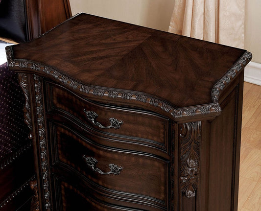 Furniture of America - Monte Vista I Nightstand in Brown Cherry - CM7267N View 2