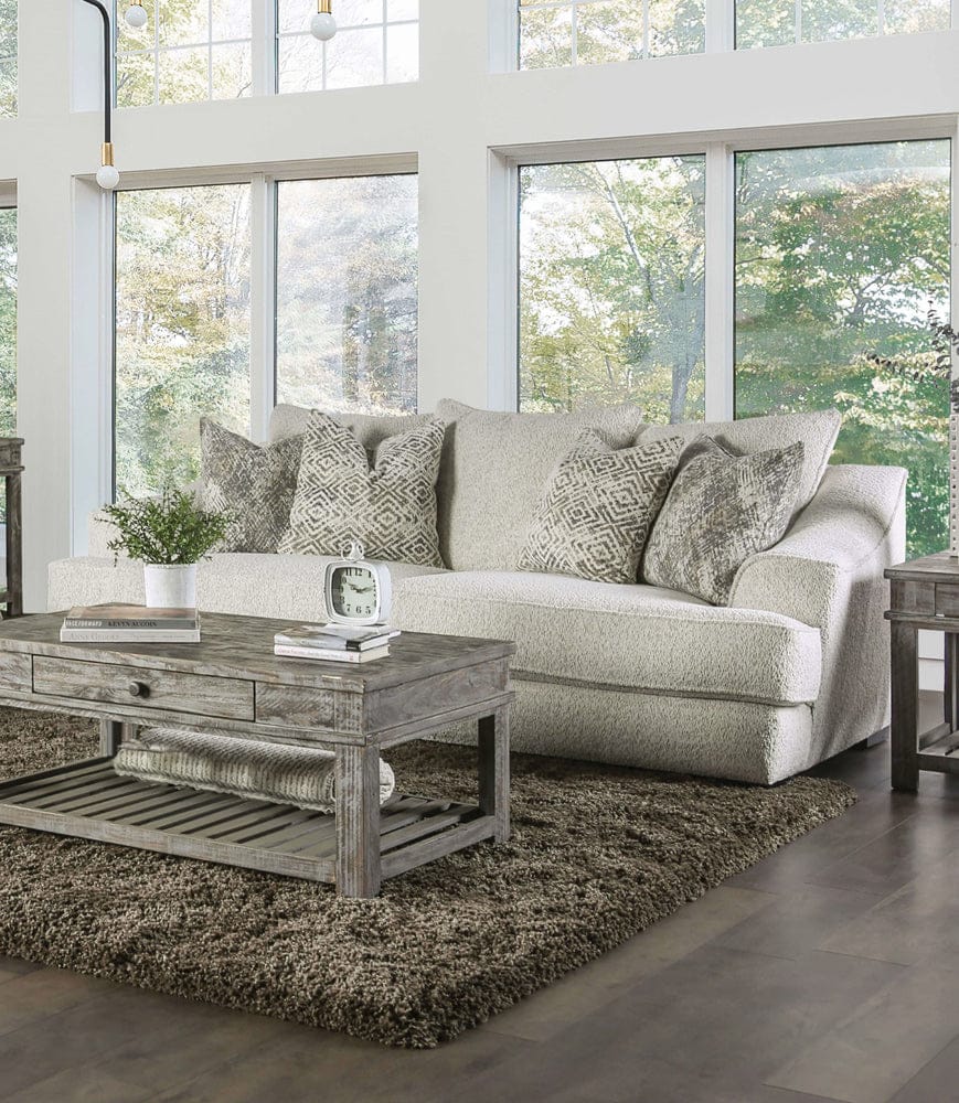 Furniture of America - Moorpark Sofa in Off-White - SM6092-SF View 1