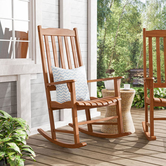 Furniture of America - Moose Rocking Chair in Natural - GM-1019 View 2