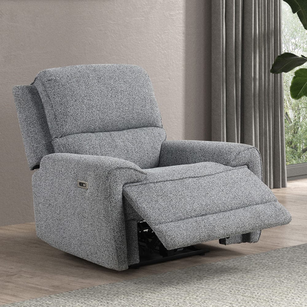 Furniture of America - Morcote Power Recliner in Gray - FM62001GY-CH-PM View 1