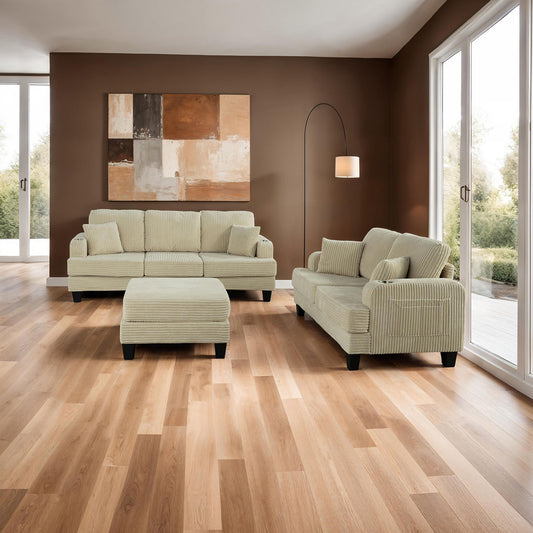 Furniture of America - Moretaine Storage Ottomen in Beige - SL6932BG-OT View 2