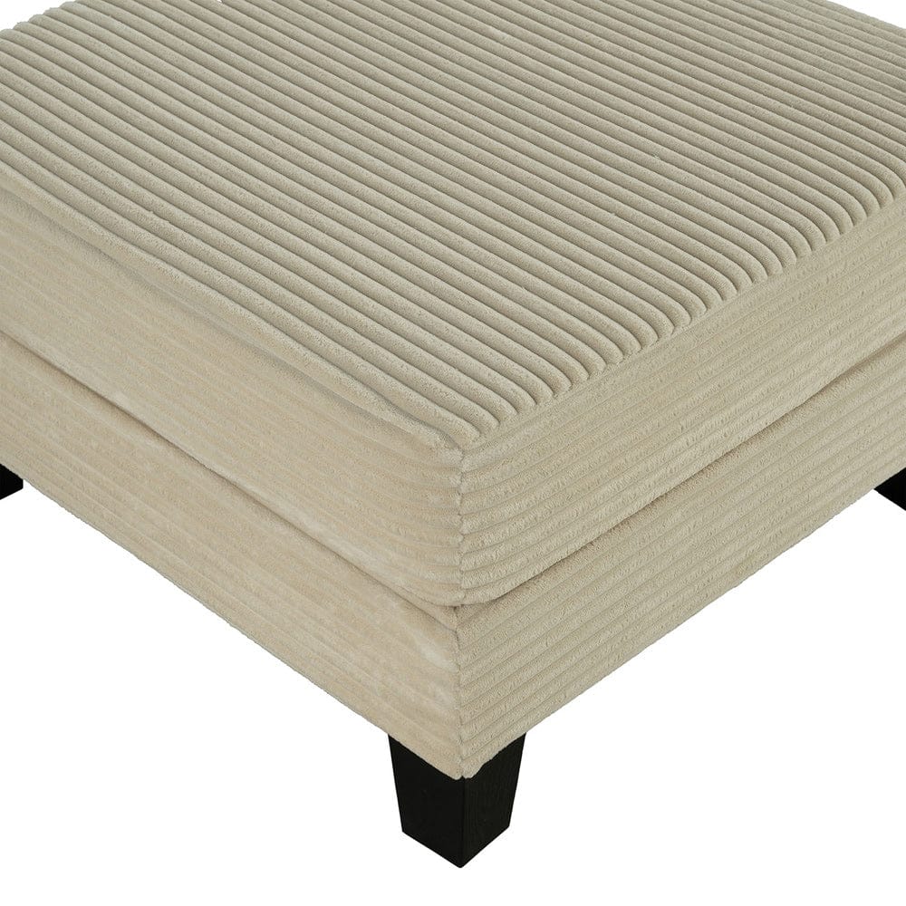 Furniture of America - Moretaine Storage Ottomen in Beige - SL6932BG-OT View 4