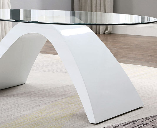 Furniture of America - Nahara Coffee Table in White - FOA4042WH-C-TABLE View 2