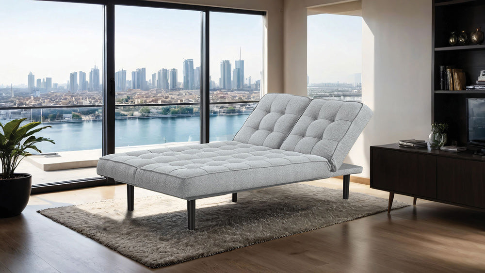 Furniture of America - Napervill Futon Sofa in Light Gray - FM2802LG View 5