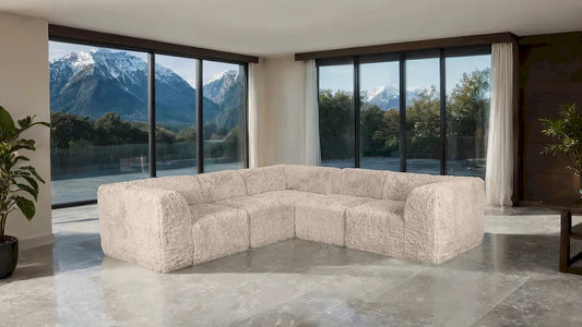 Furniture of America - Nappi - L-Sectional C, Taupe - FM62102TP-SECT-C view 2