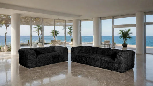 Furniture of America - Nappi - Sofa, Black - FM62102BK-SF-PK view 2