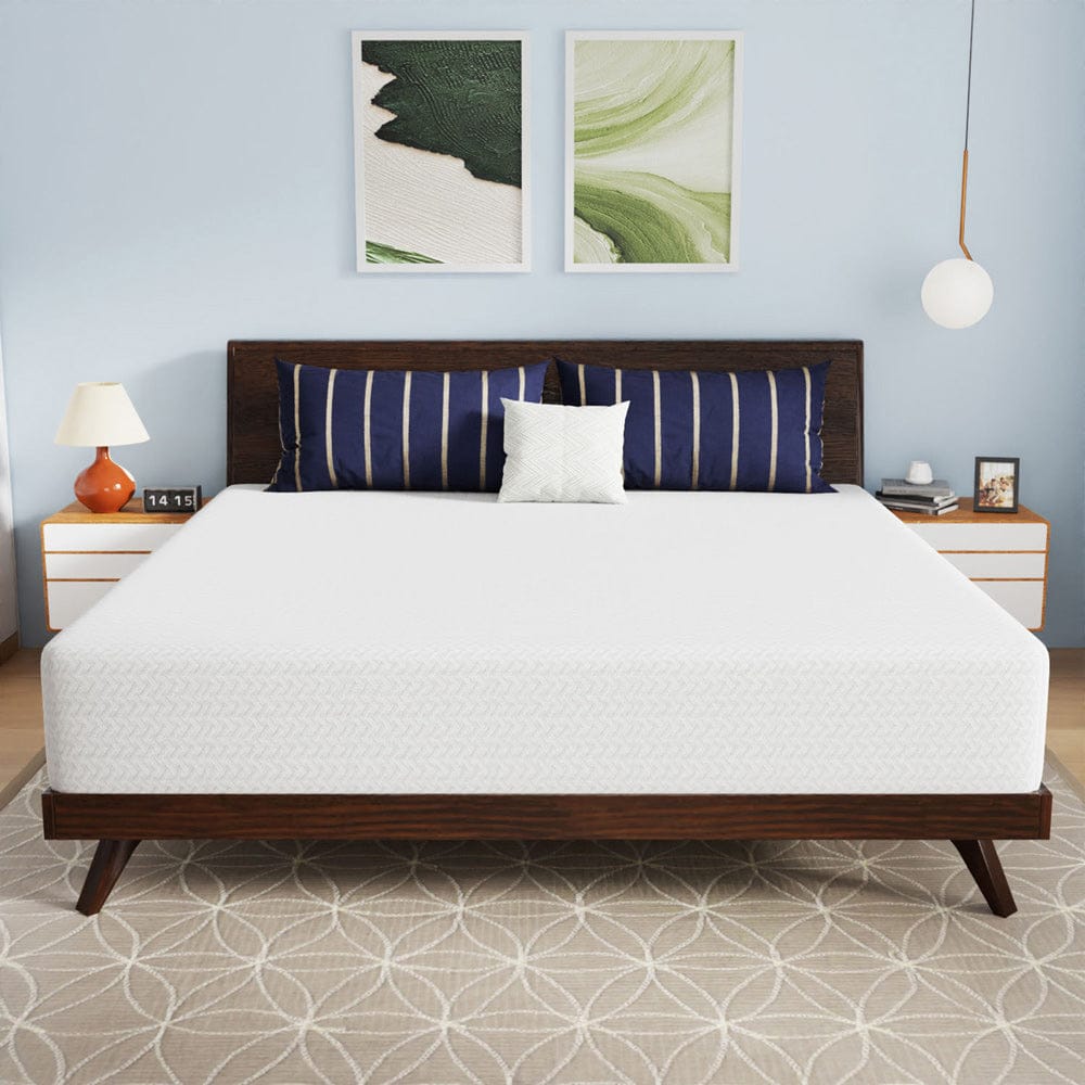 Furniture of America - Nasturtium 12" E.King Bamboo Charcoal Infused Memory Foam in White - DM812-EK View 3