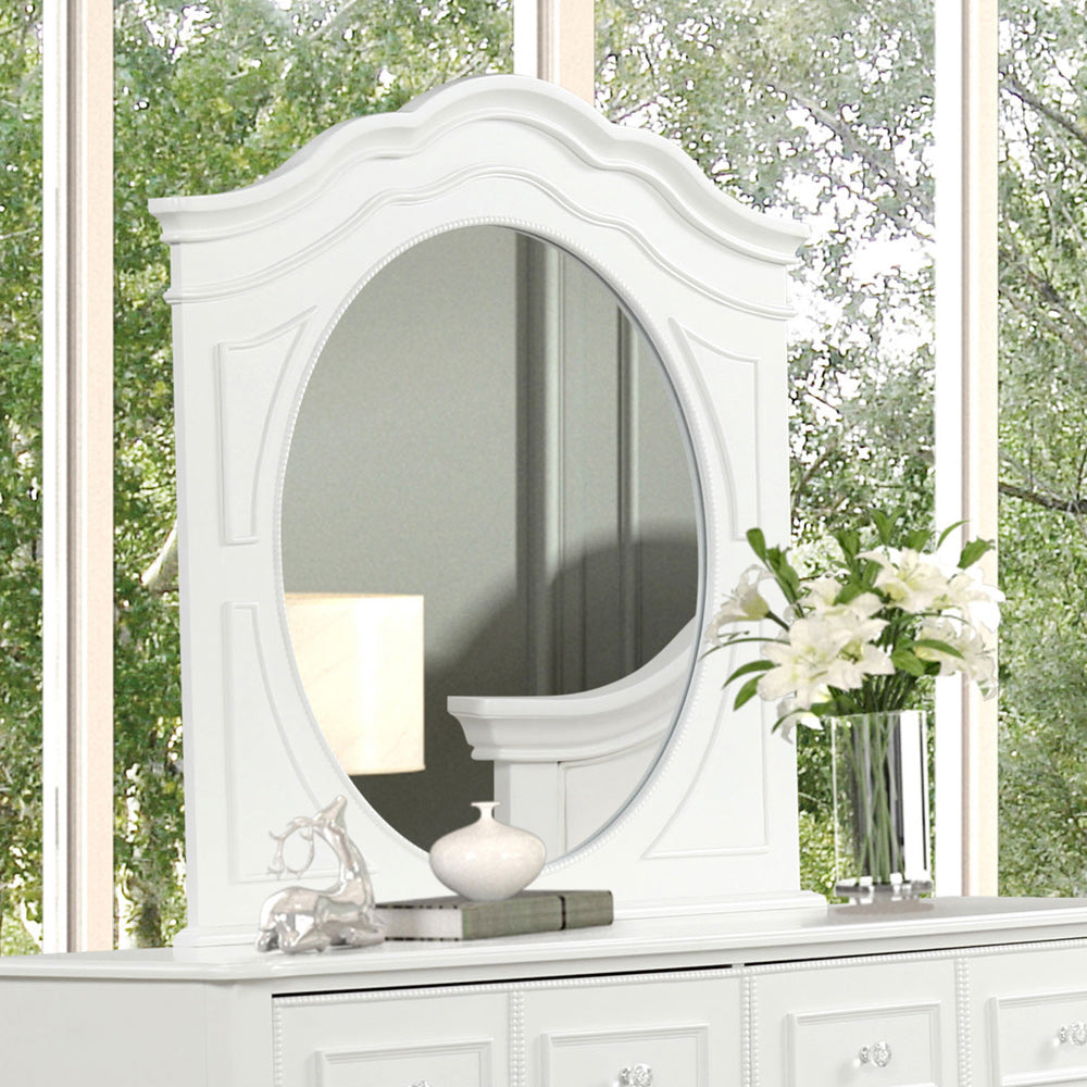 Furniture of America - Naucalpan Mirror in White - FM7456WH-M View 1