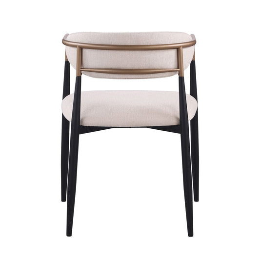 Furniture of America - Neasden Side Chair Set of 2 in Natural/Black/White - FM37003NT-AC-2PK View 2