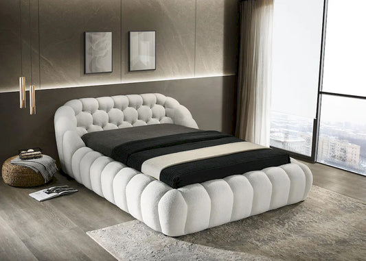 Furniture of America - Newquay - E.King Bed, White - FM7260WH-EK-BED view 2