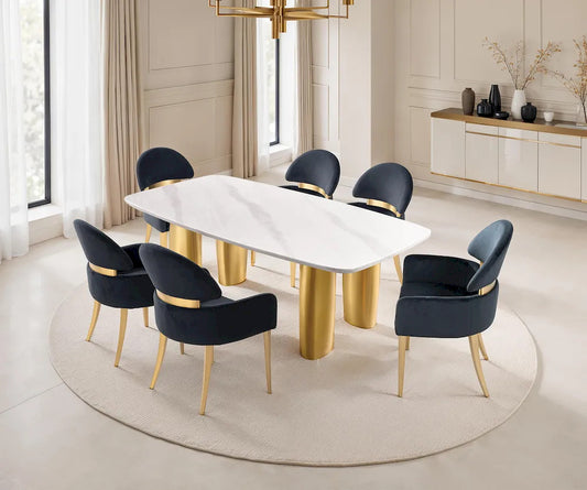 Furniture of America - Northall - Dining Table, White - FM37004WH-T-TABLE view 2