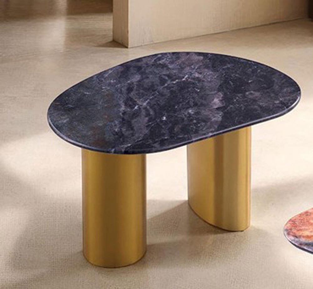 Furniture of America - Northwich End Table in Black/Gray/Matte Gold - FM47006GY-E-TABLE View 1