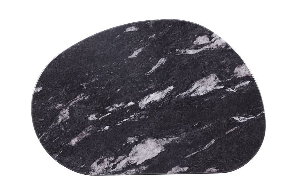 Furniture of America - Northwich Oval Coffee Table in Black/Gray/Matte Gold - FM47006GY-CO-TABLE View 2
