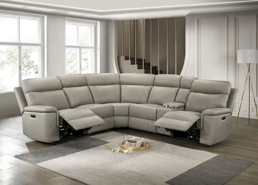Furniture of America - Oliverus - Power Sectional, Taupe - FM69009TP-SECT-PM view 2