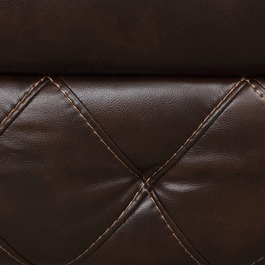 Furniture of America - Osias Sofa + Loveseat + Chair in Brown - NX6004BR-3PC View 2